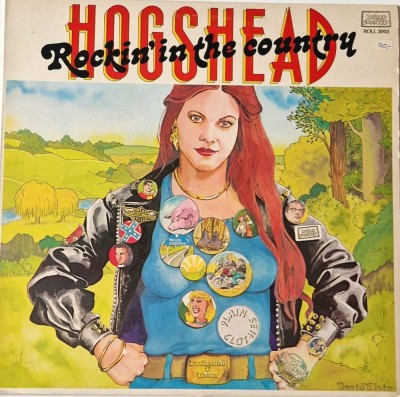 Hogshead &amp;lrm;&amp;ndash; Rockin&amp;#039; In The Country _ NM / VG+ vinil, LP, disc muzica rock, rockabilly _ Rollercoaster, UK, 1979 foto