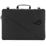 Husa laptop ASUS BS1600 ROG RANGER 16&amp;#039;&amp;#039;, 30.5 x 4.2 x 41.6 cm, 100% poliester, Negru