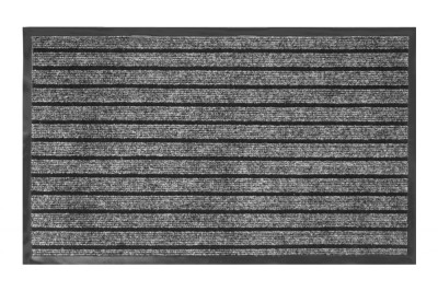 Covor Pentru Usa Intrare, Graphite 481, Antiderapant, Gri, 45x75 cm - 45x75 foto