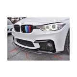 Spoiler prelungire bara fata BMW Seria 3 F30 M-Pack 2013-2020 ABS negru Piano Cod: LSP3020