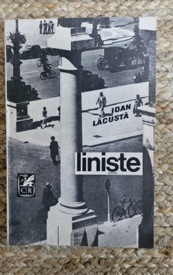 LINISTE -IOAN LACUSTA , DEDICATIE foto