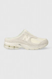 New Balance papuci M2002RMQ culoarea alb