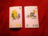 2 Timbre Hong Kong 1977 Turism , emblema R.Elisabeta, Nestampilat