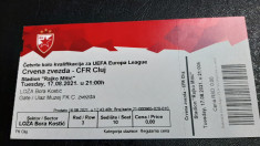 bilet Steaua R. Belgrad- CFR Cluj foto