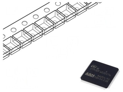Microcontroler ARM 72MHz LQFP144 STM32F103ZGT6TR foto