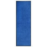 vidaXL Covoraș de ușă lavabil, albastru, 60 x 180 cm
