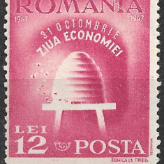 ROMÂNIA 1947 - LP 223 - ZIUA ECONOMIEI - SERIE MNH