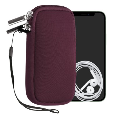 Husa Universala Kwmobile marime XS - 4 inch, Neopren, Violet, 46188.32.187 foto