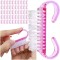 Set 50 perii pentru unghii, 6.5 x 3.2 x 1.5 cm, geanta inclusa, roz