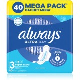Always Ultra Super Extra Size 3 absorbante cu aripioare 40 buc