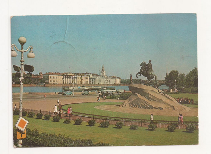CP1-Carte Postala-RUSIA-LENINGRAD - Monument to Peter I, circulata 1981