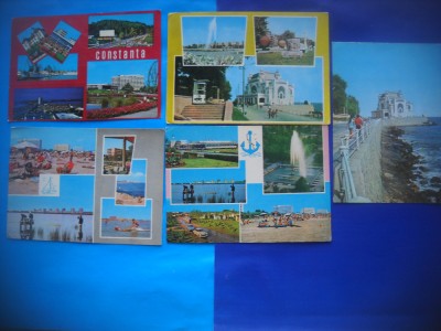 HOPCT LOT NR 523 CONSTANTA-IP-CT-5 CARTI POSTALE-RSR-CIRCULATE foto
