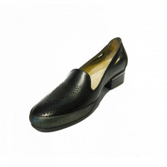 Pantofi dama din piele naturala, Ugudal, Gitanos, Negru, 36 EU foto