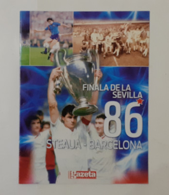 Revista Fotbal 2008 - Retrospectiva Finala De La Sevilla 1986 Steaua - Barcelona foto