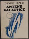 Cumpara ieftin GRORGE PEAGU - ANTENE GALACTICE (VERSURI, 1985) [DEDICATIE / AUTOGRAF PENTRU VASILE BARAN]