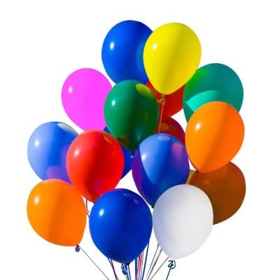 Set 100 baloane latex, Multicolor, 23cm, Ropet foto
