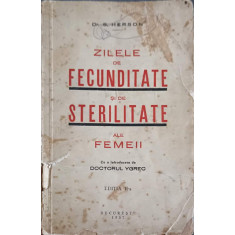 ZILELE DE FECUNDITATE SI DE STERILITATE ALE FEMEII-DR. S. HERSON