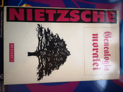 Genealogia Moralei - Friedrich Nietzsche, Ed. Mediarex, 190 p foto