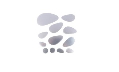 Set Oglinzi Design 3D Silver Piatra Cubica MyStyle&amp;reg; - Oglinzi Decorative Acrilice Luxury Home 12 buc/set foto