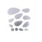 Set Oglinzi Design 3D Silver Piatra Cubica MyStyle&reg; - Oglinzi Decorative Acrilice Luxury Home 12 buc/set