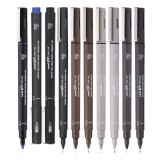 Liner UNI PIN-200, pe baza de apa, varf normal 0. 5 mm, gri inchis