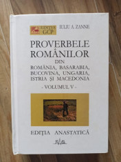 Iuliu A. Zanne - Proverbele Romanilor (Vol V) foto
