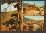 CPIB 24476 CARTE POSTALA - BRASOV: RESTAURANTUL &quot;PANORAMIC&quot;, VEDERI, CIRCULATA, 1987, STAMPILE, TIMBRU