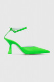 Cumpara ieftin Chiara Ferragni pantofi cu toc CF3144_041 culoarea verde