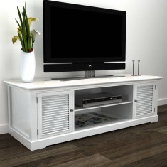 Comoda TV din lemn Alb foto