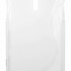 Husa silicon S-case transparenta pentru Sony Xperia S (Nozomi LT26i, LT26a)