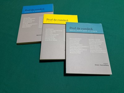 LOT 3 CĂRȚI PROF DE ROM&amp;Acirc;NĂ: CONFESIUNI ȘI PRETEXTE, O ALTFEL DE ANTOLOGIE *39 foto