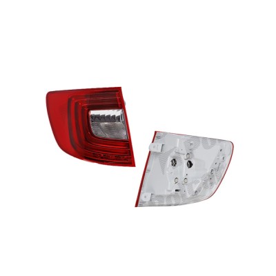 Stop spate lampa Skoda Superb (3t), 06.2013-07.2015 Combi, spate, omologare ECE, partea exterioara pe aripa, 3T9945095A, partea Stanga, cu LED foto