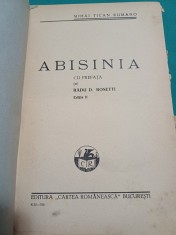 ABISINIA *MIHAI TICANO RUMANO *PREFA?A RADU C. ROSETTI / 1935 *800 foto