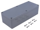 Carcasă Universală ABS Gri &Icirc;nchis IP65 80x195x55mm