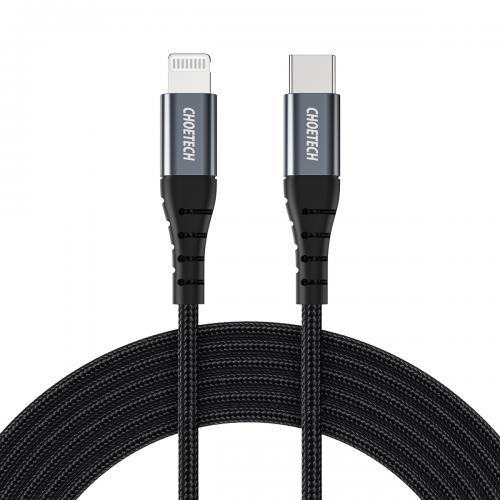 Cablu USB Type C - Lightning MFi 1.2m negru Choetech IP0039
