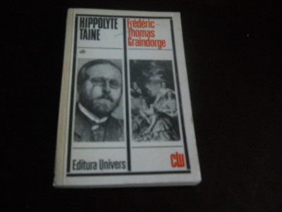 HIPPOLYTE TAINE - FREDERIC-THOMAS GRAINDORGE,1976 foto