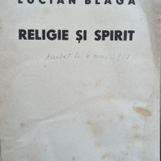 Religie Si Spirit - Lucian Blaga ,559138
