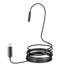 Camera endoscopica de inspectie, 2 in 1, pentru Android, PC, Micro USB, Camera HD, cu 6 LED-uri de iluminare, lungime 10M, negru