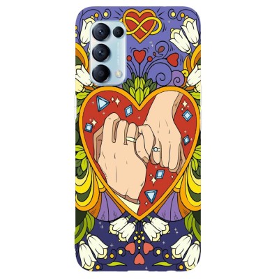 Husa compatibila cu Oppo Reno 3 Pro model Forever Bound, Silicon, TPU, Viceversa foto