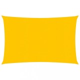 Gossi panza parasolar, galben dreptunghiular 5x6 m, hdpe, 160 g/m2