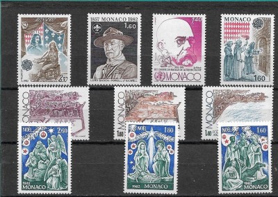 C5973 - lot timbre nestampilate MNH Monaco foto