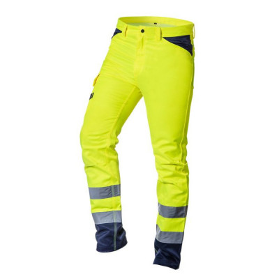 Pantaloni de lucru slim fit, reflectorizanti, model Visibility, marimea XL/54, NEO foto
