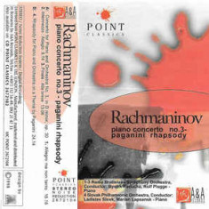 Casetă audio Rachmaninov ‎– Piano Concerto No. 3- Pagannini Rhapsody, originală