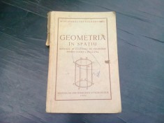 GEOMETRIA IN SPATIU, MANUAL SI CULEGERE DE PROBLEME PENTRU CLASELE A IX-A SI A X-A foto