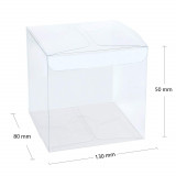 Cutii transparente acetofan (set 50 buc) - 130x80x50mm