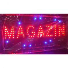 Reclama Luminoasa cu LED 50x25cm Magazin foto