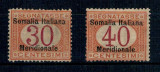 Cumpara ieftin Somalia Italiana 1906 - Porto, Mi4-5 nestampilat