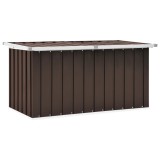 Lada de depozitare pentru gradina, maro, 129 x 67 x 65 cm GartenMobel Dekor, vidaXL