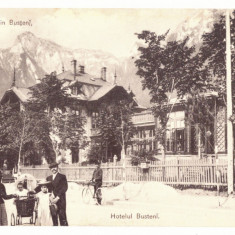 5180 - BUSTENI, Prahova, BIKE, Hotel, Romania - old postcard - unused