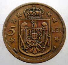 2.377 ROMANIA MIHAI I 5 LEI 1930 PARIS